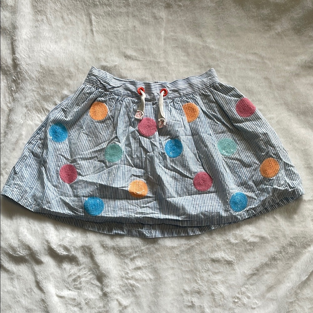 Cat & Jack Blue and White Striped Skirt